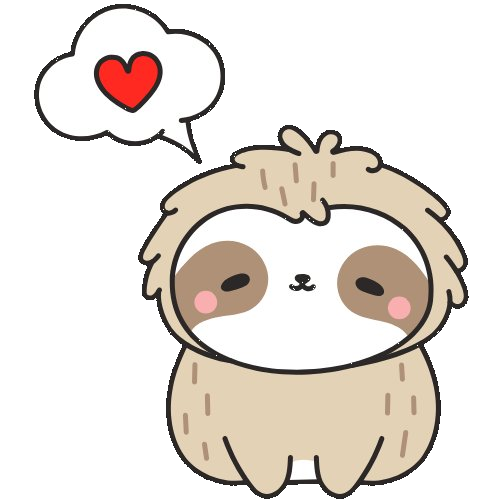 Slothie celebrating